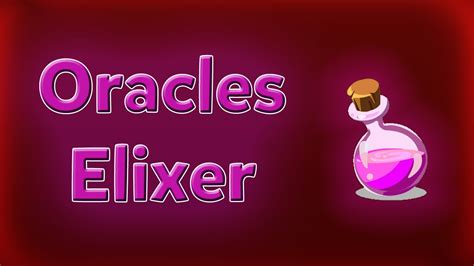 Join now. . Oracles elixer